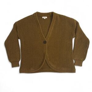 Madewell olive green cardigan sweater boho western fairycore